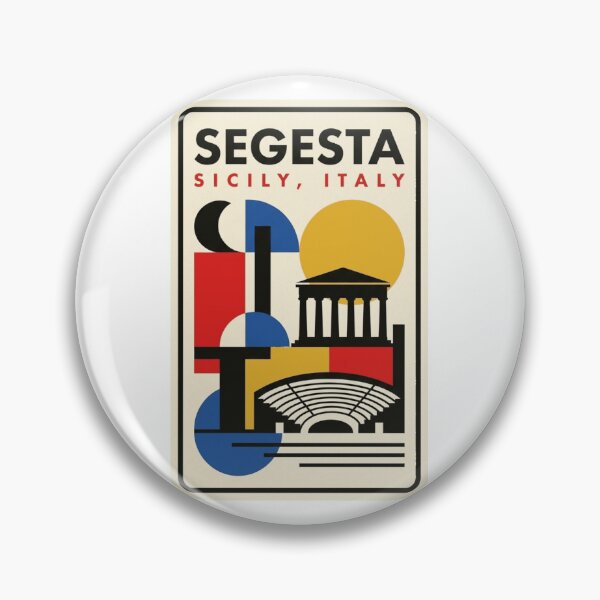 Item preview, Retro Segesta Bauhaus Geometric Skyline designed and sold by k3rstman1.
