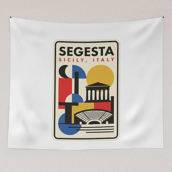 Item preview, Retro Segesta Bauhaus Geometric Skyline designed and sold by k3rstman1.