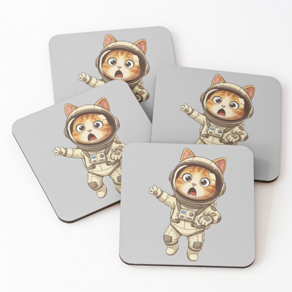 Item preview, Surprised Astronaut Cat in Space designed and sold by L-MAIN.