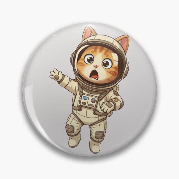Item preview, Surprised Astronaut Cat in Space designed and sold by L-MAIN.