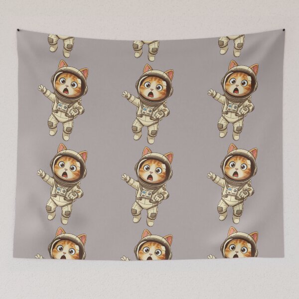Item preview, Surprised Astronaut Cat in Space designed and sold by L-MAIN.