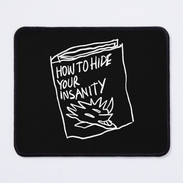 Item preview, How to Hide Your Insanity Sketchbook Drawing designed and sold by Childish by Design.