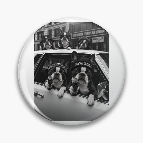 Item preview, Funny Boston Terrier Good Dog Bad Decisions designed and sold by luu phong.