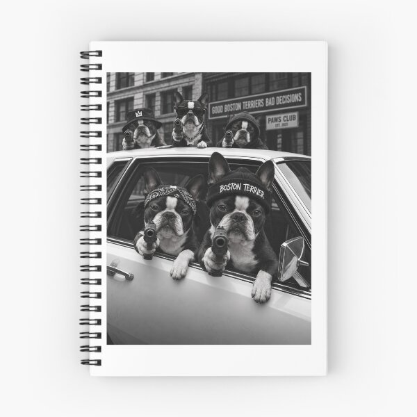 Item preview, Funny Boston Terrier Good Dog Bad Decisions designed and sold by luu phong.