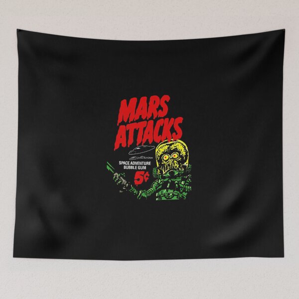 Item preview, Mars-Attacks-Bubble-Gum-T-Shirt designed and sold by ammermfter.