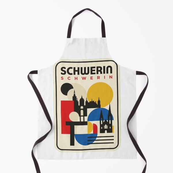 Item preview, Retro Schwerin Bauhaus Geometric Skyline designed and sold by k3rstman1.