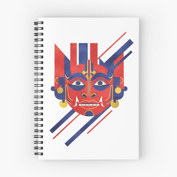 Item preview, Retro Geometric Barong Mask – Traditional Balinese Mythology Pop Art Design designed and sold by cannsuh.