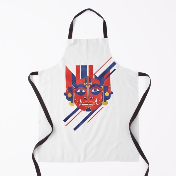 Item preview, Retro Geometric Barong Mask – Traditional Balinese Mythology Pop Art Design designed and sold by cannsuh.