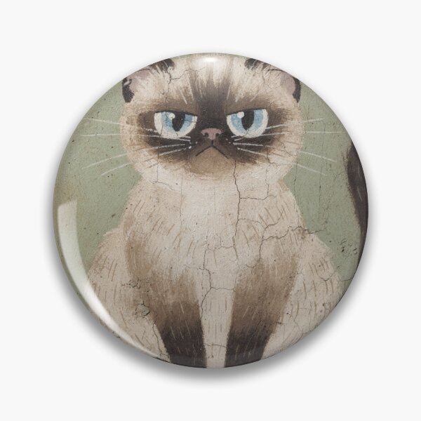 Item preview, Cross-Eyed Siamese Cat designed and sold by PictorialWhimsy.
