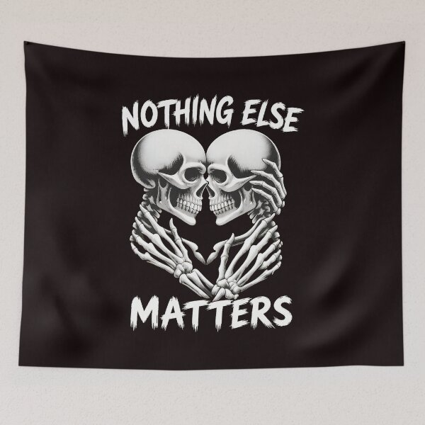 Item preview, Skeleton Love Nothing Else Matters Gothic Art designed and sold by EL-FASSY.