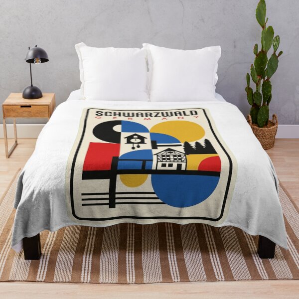 Item preview, Retro Schwarzwald Bauhaus Geometric Skyline designed and sold by k3rstman1.