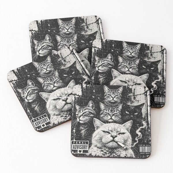 Item preview, Smoking Gangster Cat designed and sold by PrestonoPrescot.