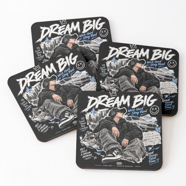 Item preview, Dream Big, Stay Real designed and sold by AestheticPrintStudio.