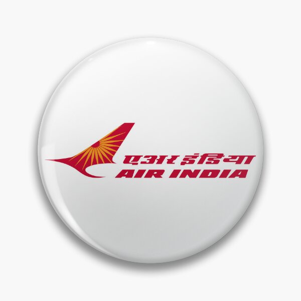 Item preview, Air India Airline Logo with Red Tail Fin and Golden Sun Emblem designed and sold by ksawad.
