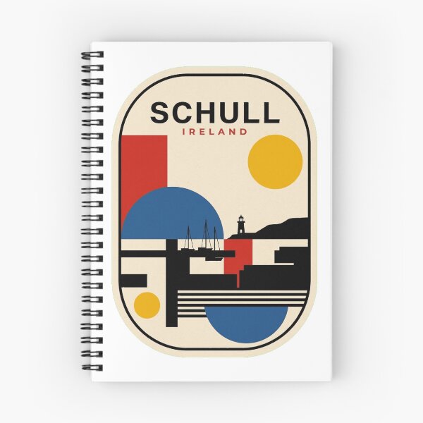 Item preview, Retro Schull Bauhaus Geometric Skyline designed and sold by k3rstman1.