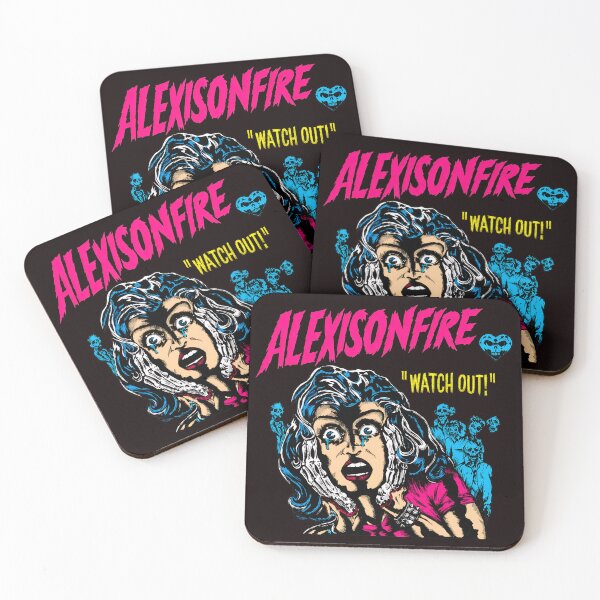 Item preview, Alexisonfire Watch Out Distressed Skeleton Art designed and sold by EL-FASSY.