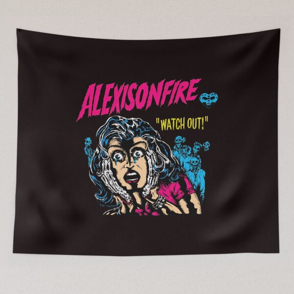 Item preview, Alexisonfire Watch Out Distressed Skeleton Art designed and sold by EL-FASSY.