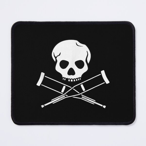 Item preview, Jackass Skulls and Crutches Logo for men women designed and sold by QullArt.