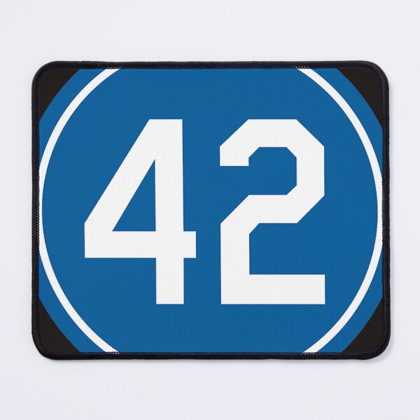 Item preview, Jackie Robinson 42 Jersey Number designed and sold by SaulHernandez8.