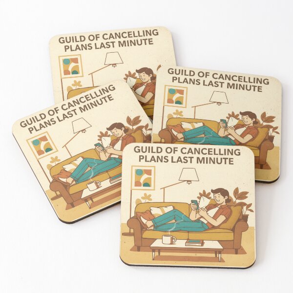 Item preview, Guild of Cancelling Plans at the Last Minute designed and sold by PictorialWhimsy.