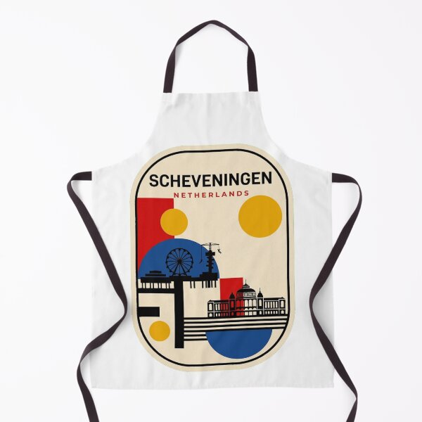 Item preview, Retro Scheveningen Bauhaus Geometric Skyline designed and sold by k3rstman1.