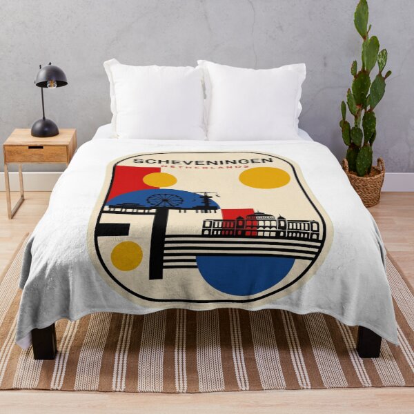 Item preview, Retro Scheveningen Bauhaus Geometric Skyline designed and sold by k3rstman1.