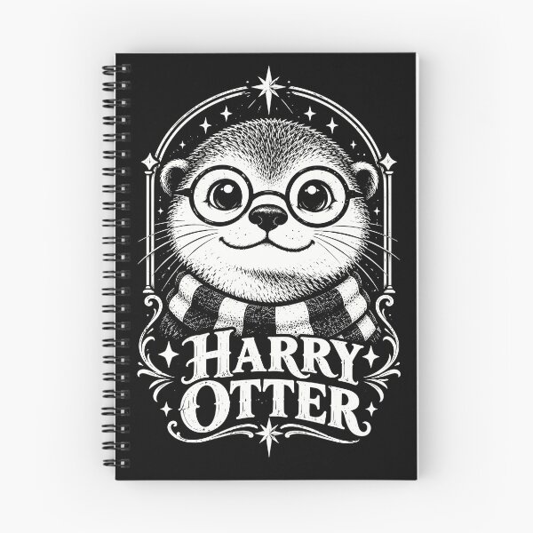 Item preview, Harry Otter Cute Wizard Otter Vintage Fantasy Art designed and sold by afOOli.