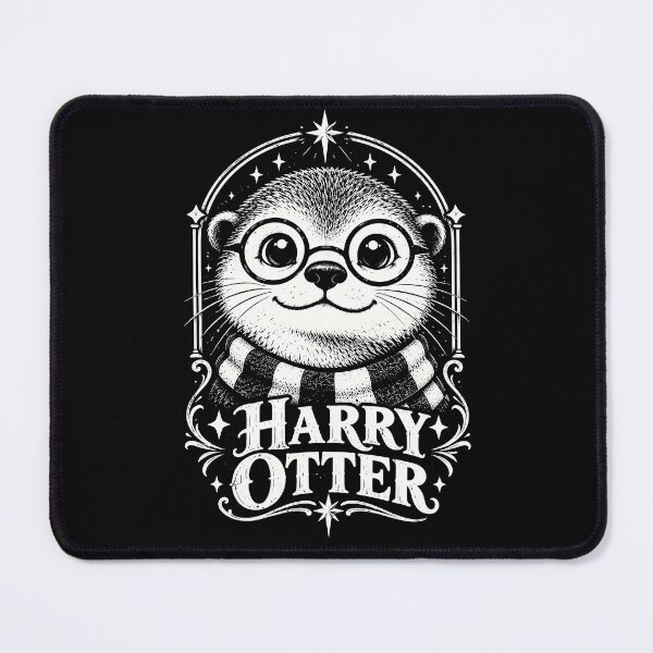 Item preview, Harry Otter Cute Wizard Otter Vintage Fantasy Art designed and sold by afOOli.