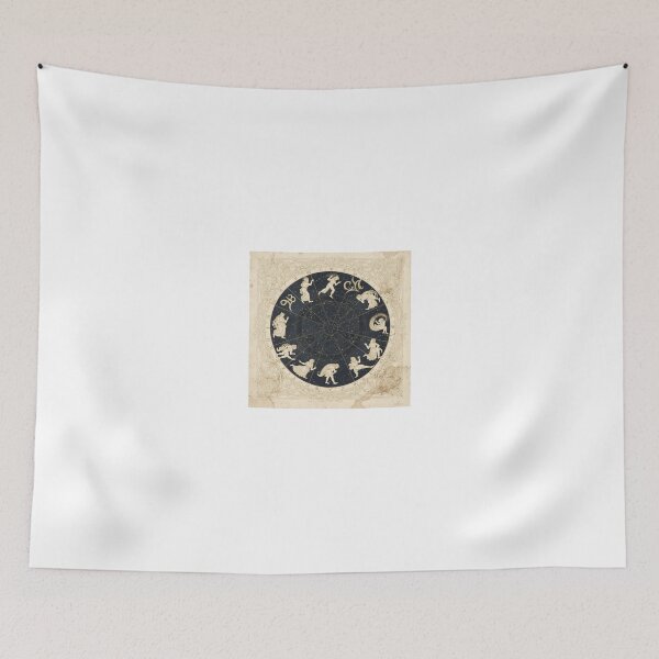 Item preview, Celestial Zodiac Wheel in Gold Leaf designed and sold by PictorialWhimsy.