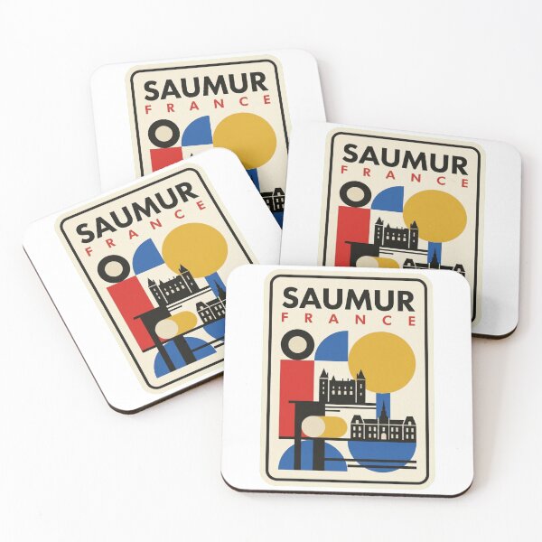 Item preview, Retro Saumur Bauhaus Geometric Skyline designed and sold by k3rstman1.