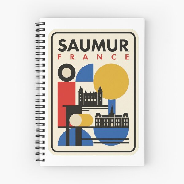 Item preview, Retro Saumur Bauhaus Geometric Skyline designed and sold by k3rstman1.
