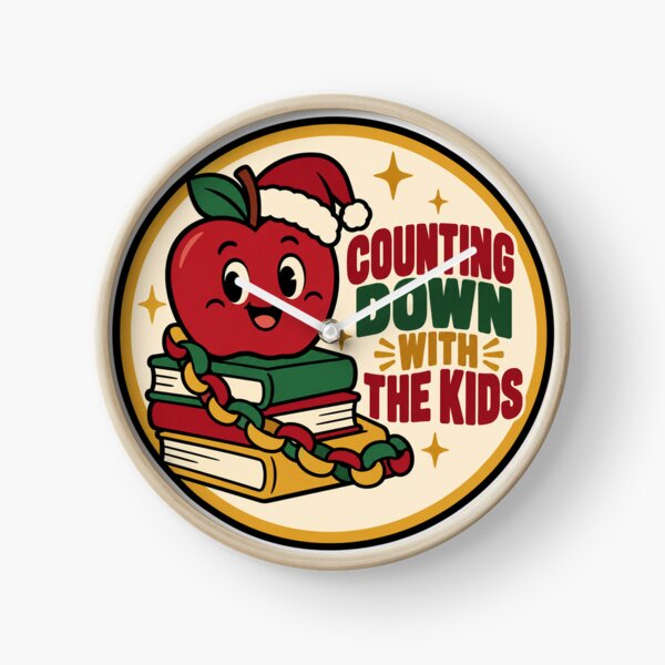Item preview, Teacher Gift - Counting Down With The Kids designed and sold by RedRubyBubble.