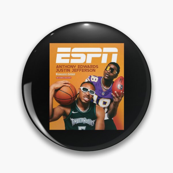Item preview, Anthony Edwards Justin Jefferson Minnesota Timberwolves Vikings designed and sold by TheMidnightantt.