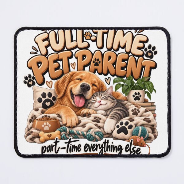 Item preview, Full-Time Pet Parent designed and sold by clina247.