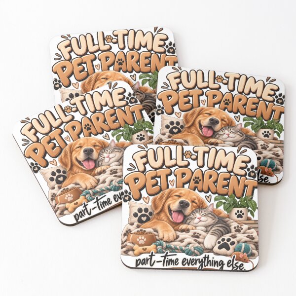 Item preview, Full-Time Pet Parent designed and sold by clina247.