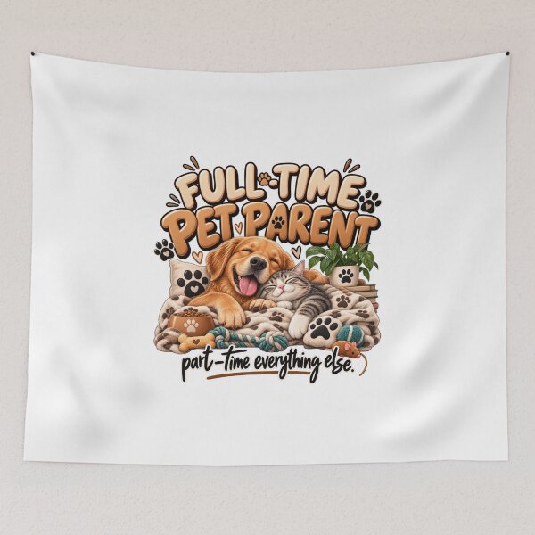 Item preview, Full-Time Pet Parent designed and sold by clina247.