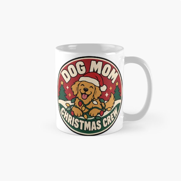 Item preview, Dog Mom Gift - Dog Mom Christmas Crew designed and sold by RedRubyBubble.