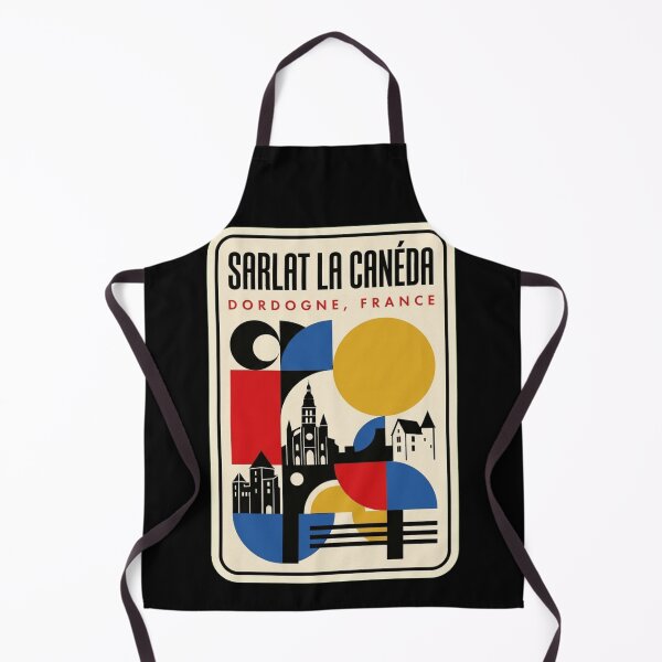 Item preview, Retro Sarlat La Canéda Bauhaus Geometric Skyline designed and sold by k3rstman1.