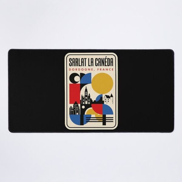 Item preview, Retro Sarlat La Canéda Bauhaus Geometric Skyline designed and sold by k3rstman1.