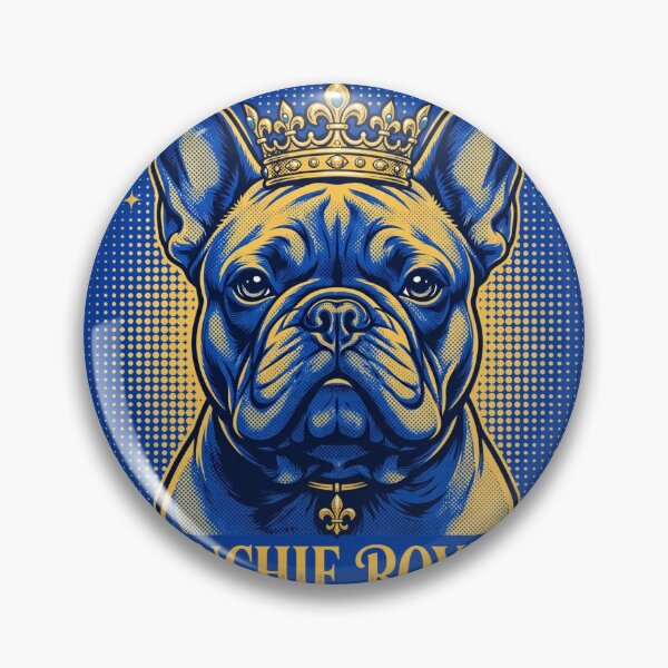 Item preview, Frenchie Royalty French Bulldog with Crown designed and sold by The Daily Grin.