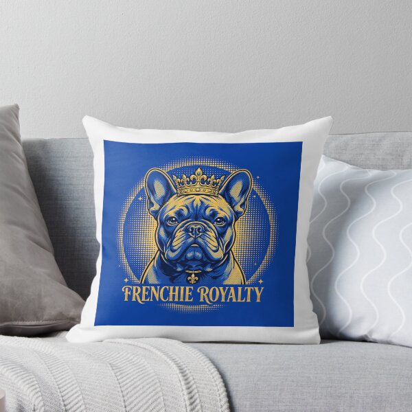 Item preview, Frenchie Royalty French Bulldog with Crown designed and sold by The Daily Grin.