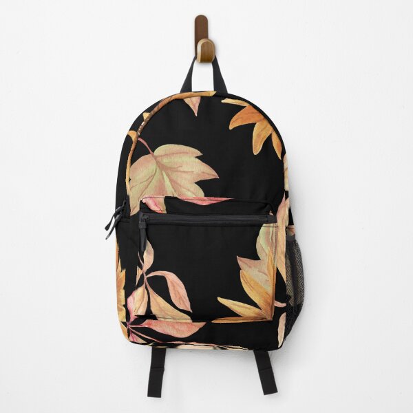 Item preview, Dark Cottagecore Autumn Sunflower Watercolor Leaf Pattern designed and sold by FestivityFinds.