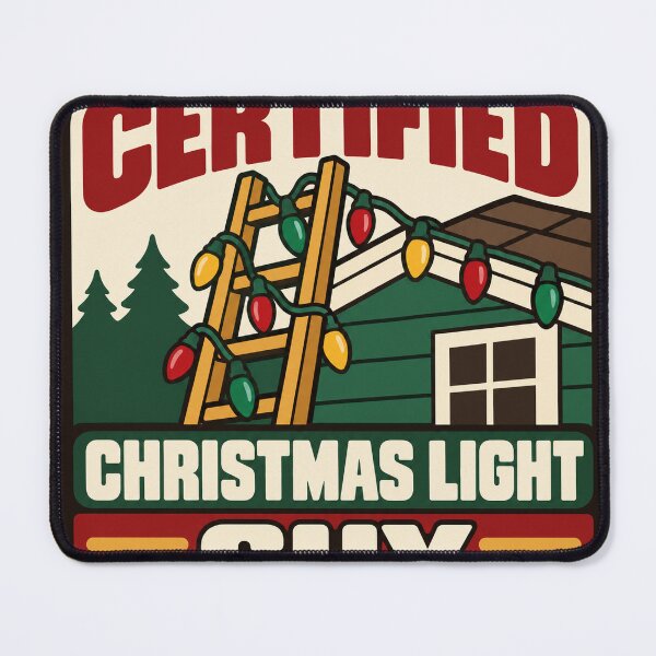 Item preview, Dad Gift - Certified Christmas Light Guy designed and sold by RedRubyBubble.