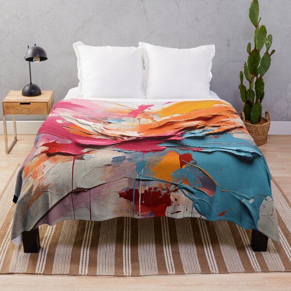 Item preview, Colorful Abstract Impasto Brushstroke Painting designed and sold by GutyzDesignsES.