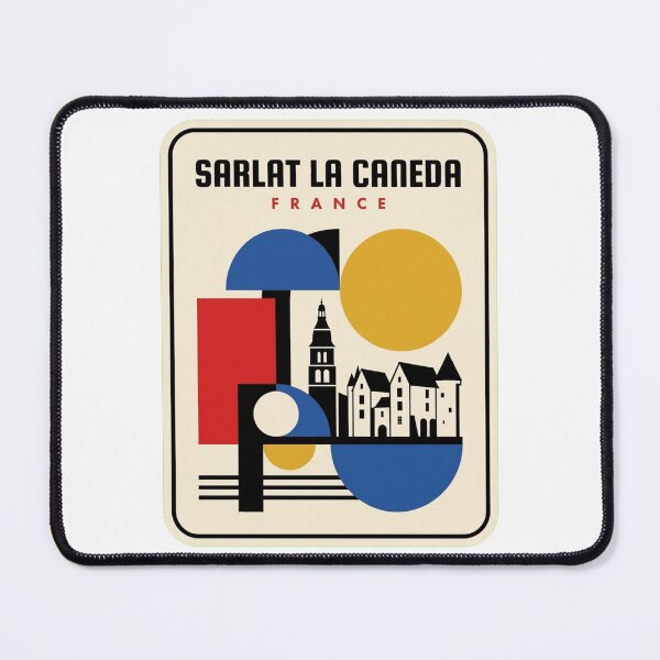 Item preview, Retro Sarlat La Caneda Bauhaus Geometric Skyline designed and sold by k3rstman1.