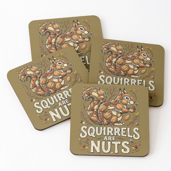 Item preview, Squirrels Are Nuts - Cute Autumn Wildlife Humor Gift designed and sold by FrozenFits.