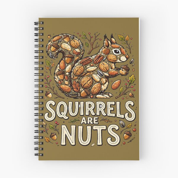 Item preview, Squirrels Are Nuts - Cute Autumn Wildlife Humor Gift designed and sold by FrozenFits.