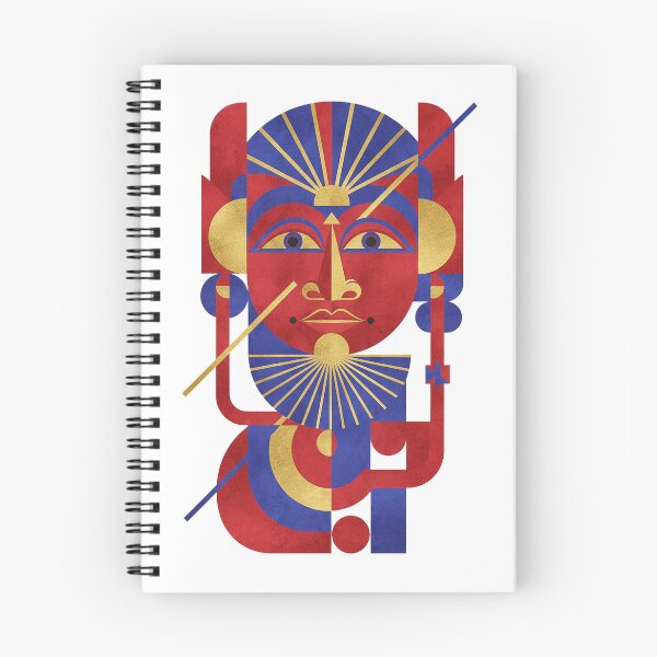 Item preview, Art Deco Geometric Tribal Mask – Abstract Mid-Century Modern Pop Art designed and sold by cannsuh.