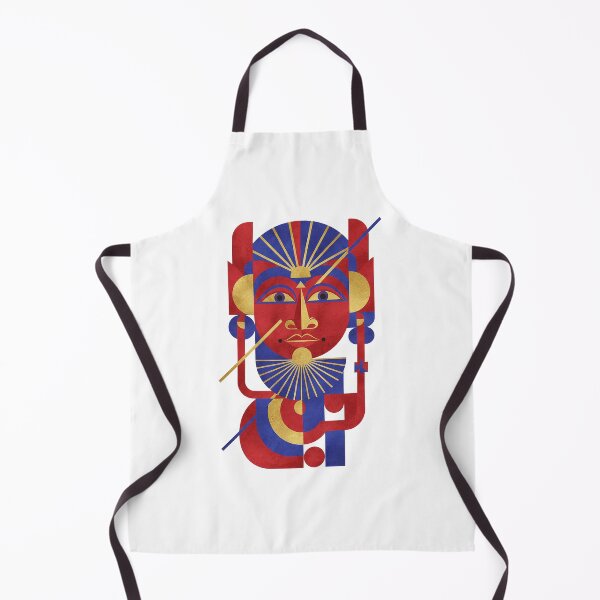 Item preview, Art Deco Geometric Tribal Mask – Abstract Mid-Century Modern Pop Art designed and sold by cannsuh.
