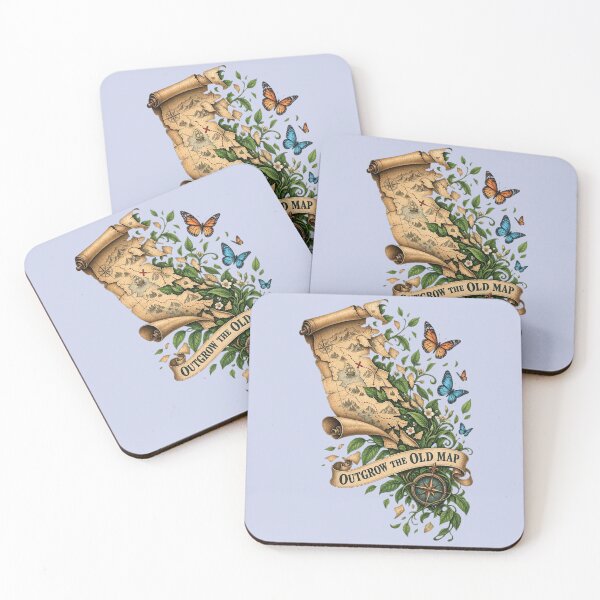 Item preview, Outgrow The Old Map Vintage Butterfly designed and sold by MH Digital Studio .